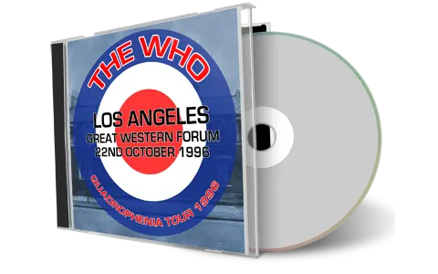 Artwork Cover of The Who 1996-10-22 CD INGLEWOOD Audience