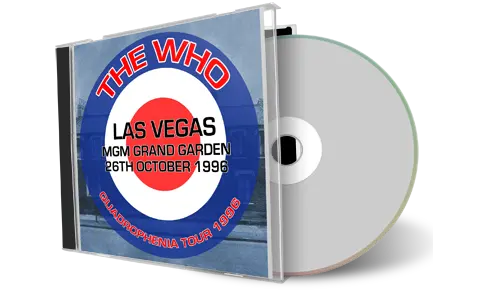 Artwork Cover of The Who 1996-10-26 CD Las Vegas Audience