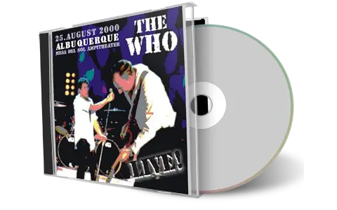 Artwork Cover of The Who 2000-08-25 CD Albuquerque Audience