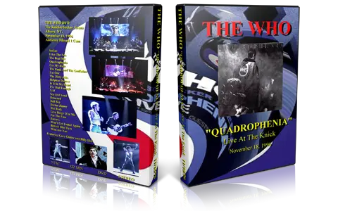 Artwork Cover of The Who 1996-11-18 DVD Albany Proshot