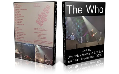 Artwork Cover of The Who 2000-11-16 DVD London Audience