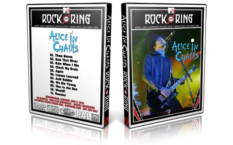 Artwork Cover of Alice In Chains 2010-06-05 DVD Nurburgring Proshot