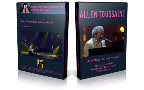 Artwork Cover of Allen Toussaint 2009-07-16 DVD Montreux Proshot