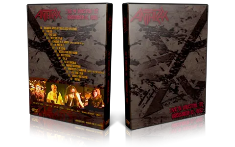 Artwork Cover of Anthrax 1995-12-15 DVD Houston Proshot