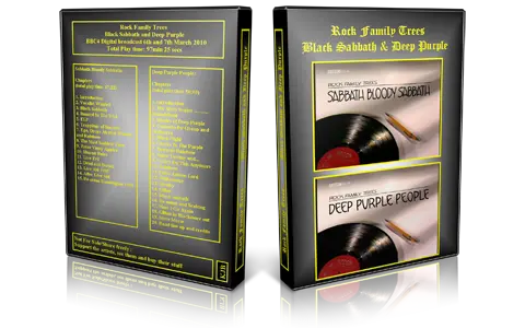 Artwork Cover of Black Sabbath Compilation DVD Rock Family Trees Proshot