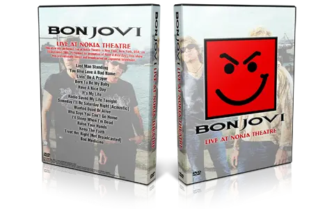 Artwork Cover of Bon Jovi 2005-09-19 DVD New York City Audience