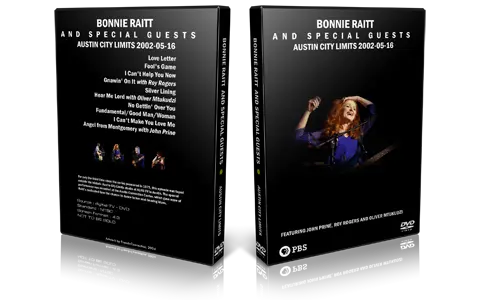 Artwork Cover of Bonnie Raitt 2002-05-16 DVD Austin Proshot