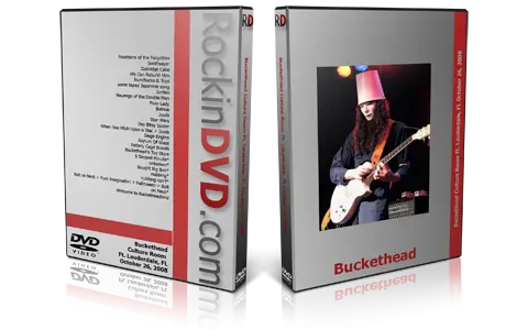 Artwork Cover of Buckethead 2008-10-26 DVD Fort Lauderdale Audience
