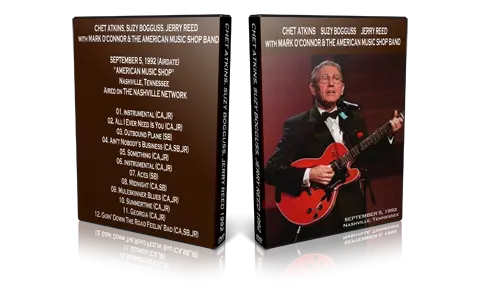 Artwork Cover of Chet Atkins 1992-09-05 DVD Nashville Proshot