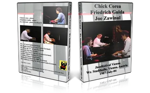 Artwork Cover of Chick Corea 1987-07-04 DVD Vienna Proshot
