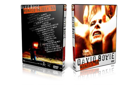 Artwork Cover of David Bowie Compilation DVD Outside in Monaco 96 Proshot