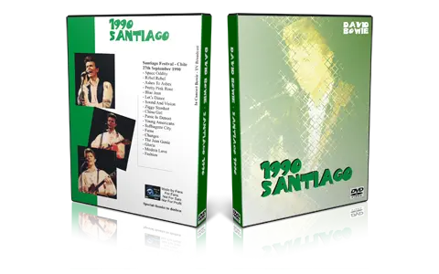 Artwork Cover of David Bowie Compilation DVD Santiago 1990 Proshot