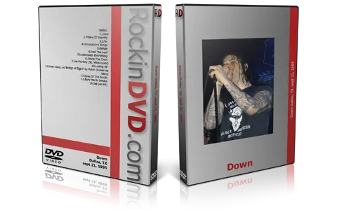 Artwork Cover of Down 1995-09-21 DVD Dallas Audience