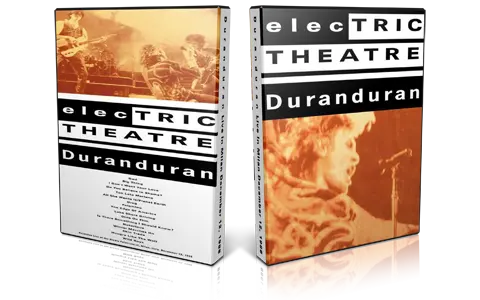 Artwork Cover of Duran Duran 1988-12-12 DVD Milan Proshot