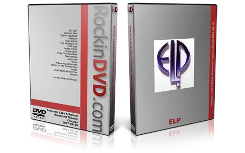 Artwork Cover of ELP 1997-09-19 DVD Chicago Audience