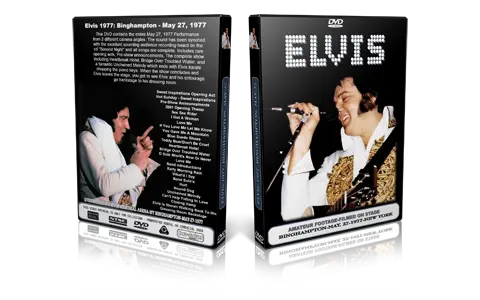 Artwork Cover of Elvis Presley 1977-05-27 DVD New York City Audience