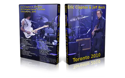 Artwork Cover of Eric Clapton 2010-02-21 DVD Toronto Audience