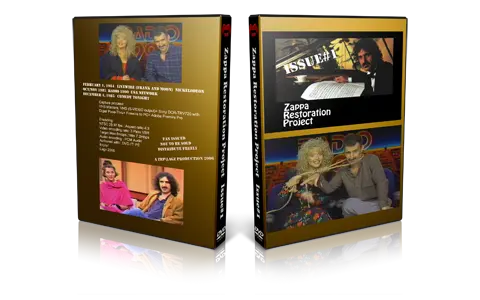 Artwork Cover of Frank Zappa Compilation DVD Archives Issue 1 Proshot