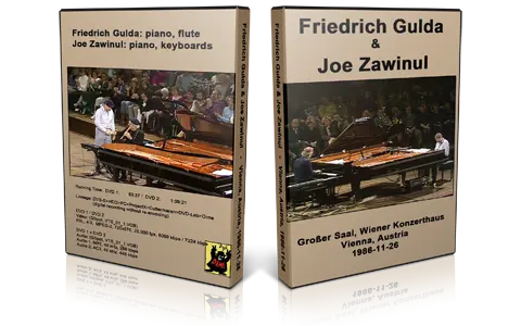 Artwork Cover of Friedrich Gulda 1986-11-26 DVD Vienna Proshot