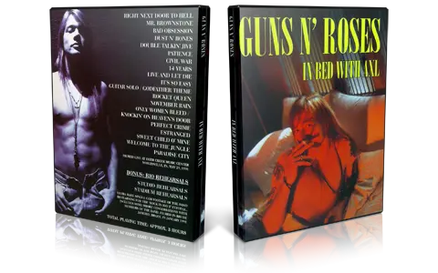 Artwork Cover of Guns N Roses 1991-05-29 DVD Noblesville Proshot