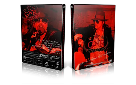 Artwork Cover of Guns N Roses 2010-02-14 DVD New York City Proshot