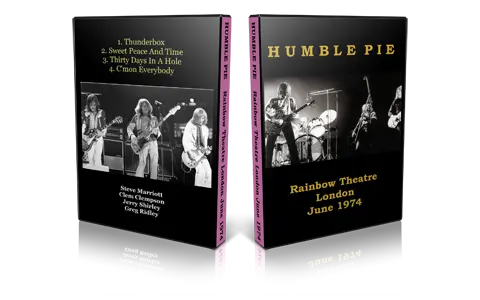 Artwork Cover of Humble Pie Compilation DVD London 1974 Proshot