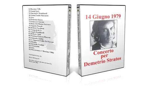 Artwork Cover of Il Concerto Per Demetrio Stratos 1979-06-14 DVD Milan Audience