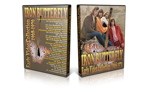 Artwork Cover of Iron Butterfly Compilation DVD Early Video Collection Proshot