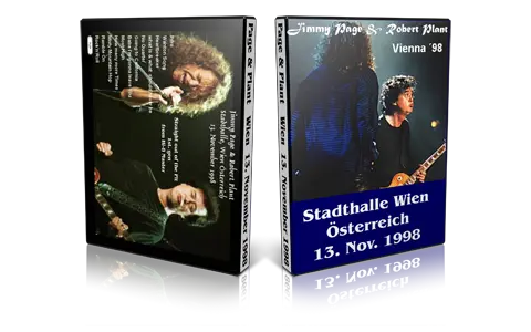 Artwork Cover of Jimmy Page and Robert Plant 1998-11-13 DVD Vienna Audience