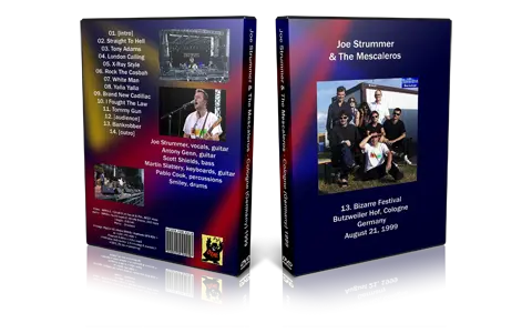 Artwork Cover of Joe Strummer 1999-08-21 DVD Cologne Proshot