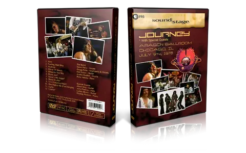 Artwork Cover of Journey Compilation DVD PBS SoundStage 1978 Proshot