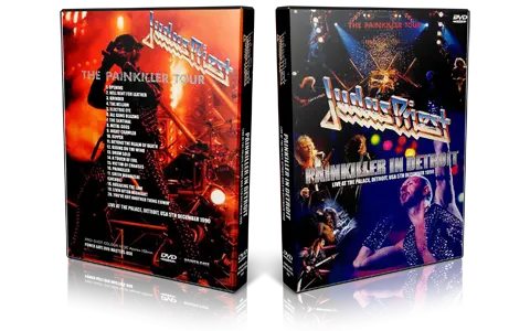 Artwork Cover of Judas Priest 1990-12-05 DVD Auburn Hills Proshot
