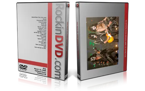 Artwork Cover of KISS 2000-03-23 DVD Oakland Audience