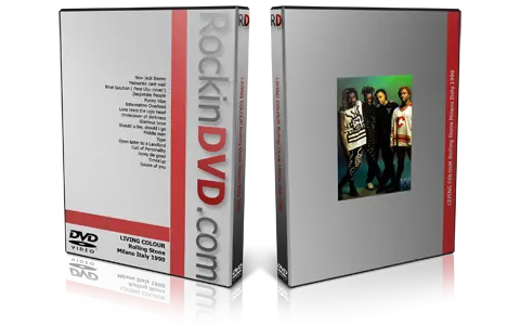 Artwork Cover of Living Colour Compilation DVD Milano Italy 1990 Proshot