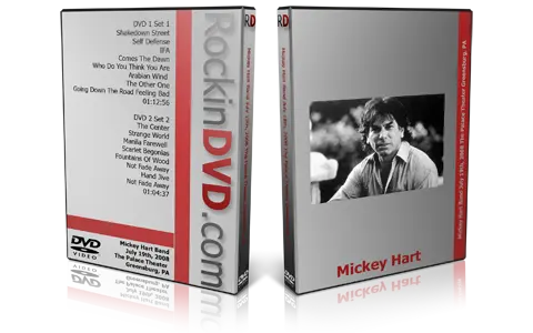 Artwork Cover of Mickey Hart 2008-07-19 DVD Greensburg Audience