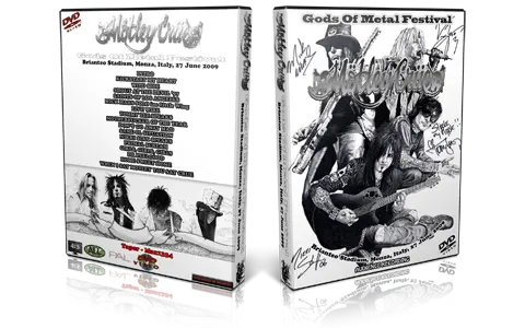 Artwork Cover of Motley Crue 2009-06-27 DVD Various Audience