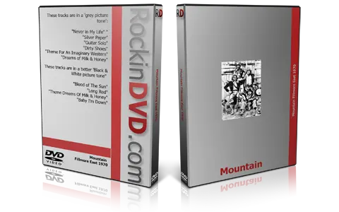 Artwork Cover of Mountain Compilation DVD Fillmore 70 Proshot