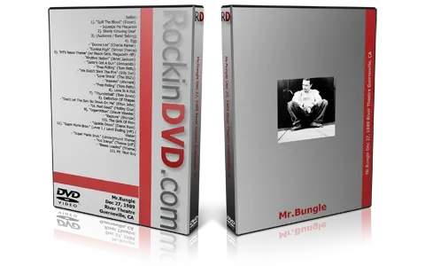 Artwork Cover of Mr Bungle 1989-12-27 DVD Guerneville Audience