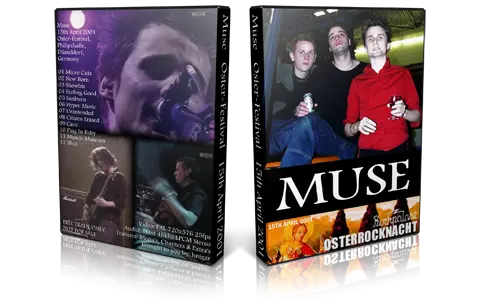 Artwork Cover of Muse 2001-04-15 DVD Dusseldorf Proshot