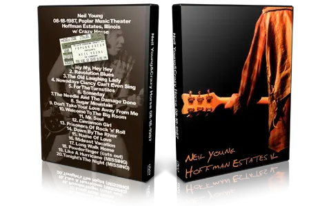 Artwork Cover of Neil Young 1987-08-18 DVD Hoffman Estates Audience
