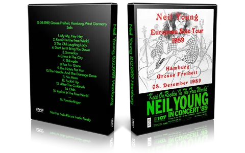 Artwork Cover of Neil Young 1989-12-08 DVD Hamburg Audience