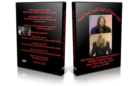 Artwork Cover of Neil Young 1995-01-12 DVD Waldorf-Astoria Proshot