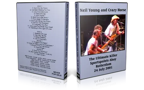 Artwork Cover of Neil Young 2001-07-24 DVD Rotterdam Audience