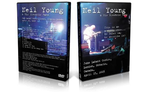 Artwork Cover of Neil Young 2009-04-15 DVD London Audience