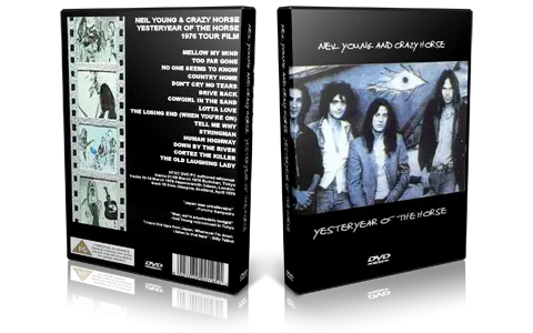 Artwork Cover of Neil Young Compilation DVD Yesteryear Of The Horse Proshot