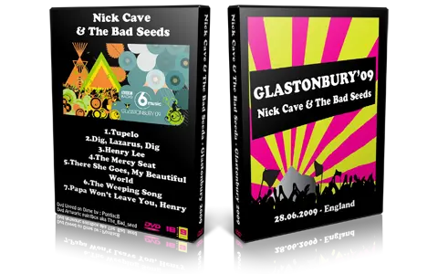 Artwork Cover of Nick Cave 2009-06-28 DVD Glastonbury Proshot