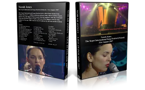 Artwork Cover of Norah Jones 2007-08-31 DVD The Sopot International Song Festival Proshot