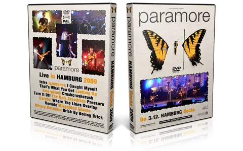 Artwork Cover of Paramore 2009-12-03 DVD Hamburg Audience