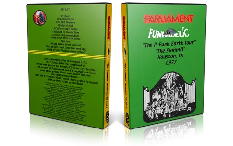 Artwork Cover of Parliament Funkadelic Compilation DVD The Summit Proshot