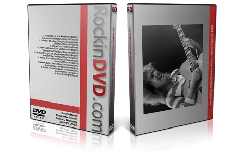 Artwork Cover of Pat Metheny 2003-07-05 DVD Salzau Proshot